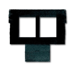 Суппорт (цоколь) для 2-х экранированных разъёмов AMP кат. 5 (8 пол.) | 1764-0-0315 | 2CKA001764A0315 | ABB