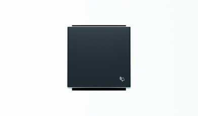 Клавиша для 1-клавишных выключателей/переключателей/кнопок с символом ЗВОНОК, серия SKY, цвет чёрный барх.|2CLA850400A1501| ABB