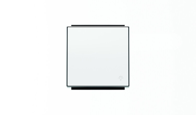 Клавиша для 1-клавишных выключателей/переключателей/кнопок с символом СВЕТ, серия SKY, цвет альпийский белый|2CLA850420A1101| ABB