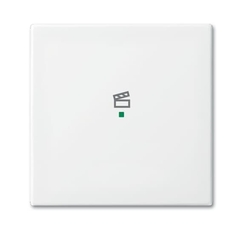 SRS-1-94 Клавиша одинарная free@home, сцена, Basic 55, цвет альпийский белый | 6220-0-0672 | 2CKA006220A0672 | ABB