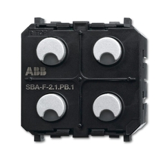 SBA-F-2.1.PB.1 Сенсор 2-клавишный/активатор жалюзи 1-канальный free@home, Zenit | 6220-0-0238 | 2CKA006220A0238 | ABB