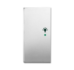 Клавиша двойная левая free@home, освещение, future, цвет сталь | 6220-0-0539 | 2CKA006220A0539 | ABB