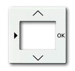 Плата центральная (накладка) для таймера 6455, 6456, серия solo/future, цвет davos/альпийский белый | 6430-0-0306 | 2CKA006430A0306 | ABB