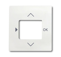 Плата центральная (накладка) для таймера 6455, 6456, серия impuls, цвет белый бархат | 6430-0-0380 | 2CKA006430A0380 | ABB