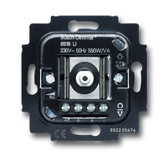 Механизм светорегулятора для ламп накаливания и НВ галогенных ламп с электронным трансформатором, 40-550 Вт/ВА | 6519-0-0011 | 2CKA006519A0011 | ABB