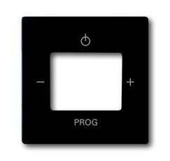 Плата центральная (накладка) для механизма цифрого FM-радио 8215 U, серия future/solo, цвет чёрный бархат | 8200-0-0125 | 2CKA008200A0125 | ABB