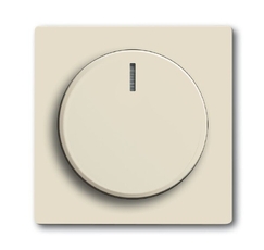 Плата центр. (накладка) с ручкой и лампой для поворотного светорег., серия solo/future, цвет savanne/сл. кость | 6599-0-2951 | 2CKA006599A2951 | ABB