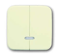 Клавиша для 2-канального светорегулятора 6565 U, серия Busch-Duro 2000 SI, цвет слоновая кость | 6599-0-2888 | 2CKA006599A2888 | ABB