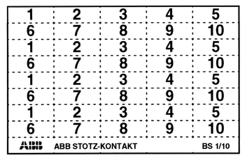Маркер к. 40шт.пикто BSPikto | GHS2001946R0002 | ABB