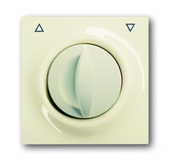 Плата центральная с поворотной ручкой,, для механизма выключателя жалюзи , серия impuls, цвет слоновая кость | 1753-0-0032 | 2CKA001753A0032 | ABB