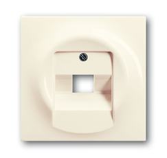 Плата центр. (накладка) для 1-постовой телекоммуникационной розетки 0213, 0216, серия impuls, цвет слонова кость | 1753-0-0085 | 2CKA001753A0085 | AB