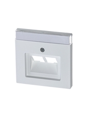 Плата центральная (накладка) для 2-постовой телекоммуникационной розетки , серия solo/future, цвет белый бархат | 1710-0-3888 | 2CKA001710A3888 | ABB