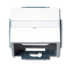 Плата центр. (корпус) с суппортом для комм. разъёмов и цоколей DCS, серия solo/future, цвет davos/альп. белый | 1724-0-2761 | 2CKA001724A2761 | ABB