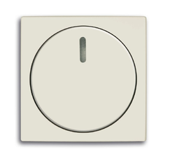 ABB Basic 55 Шале (белый) Накладка светорегулятора поворотного для механизмов диммеров BJE | 6599-0-2992 | 2CKA006599A2992 | ABB