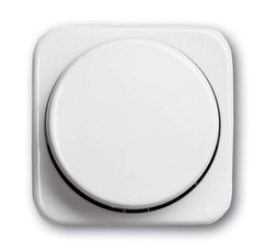 Плата центральная (накладка) с поворотной ручкой для мех. поворотного светорег., серия Reflex SI, цве альп. белый | 6599-0-0237 | 2CKA006599A0237 | A