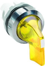 Переключатель M2SS4-21Y (короткая ручка) желтый 2-х позиционный с подсветкой (только корпус) 45# с фиксацией | 1SFA611203R2103 | ABB