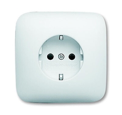 Розетка SCHUKO 16А 250В в корпусе,KS, серия Reflex SI, цвет альпийский белый | 2013-0-4664 | 2CKA002013A4664 | ABB