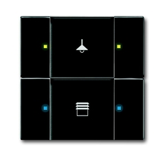 6126/02-885-500 Сенсор 2/4-кл. многофункциональный, черный бархат | 6116-0-0217 | 2CKA006116A0217 | ABB