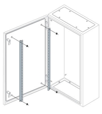 Рейка профильная для двери H=600мм (1упак=2шт) | TS6009 | ABB