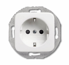 Розетка SCHUKO 16А 250В, с круглым суппортом, серия Reflex SI, цвет альпийский белый | 2011-0-2183 | 2CKA002011A2183 | ABB