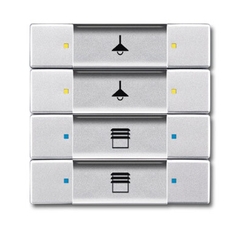 6127/02-83-500 Сенсор 4/8-кл. многофункциональный, серебристый алюминий | 6117-0-0234 | 2CKA006117A0234 | ABB