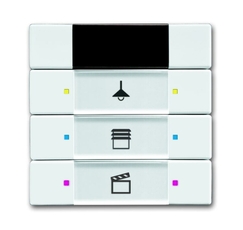 6129/01-84-500 Сенсор управления с ИК-приемником, 3/6-кл., альпийский белый | 6135-0-0146 | 2CKA006135A0146 | ABB