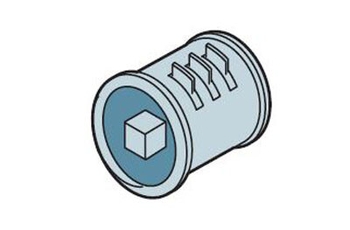 Цилиндр под квадратный ключ | AA6140 | ABB