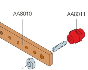 Изолятор шины (1упак=5шт) | AA8011 | ABB
