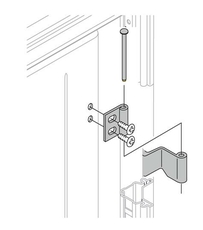 Петли с углом открытия 180*, (4шт) | CR0181 | ABB