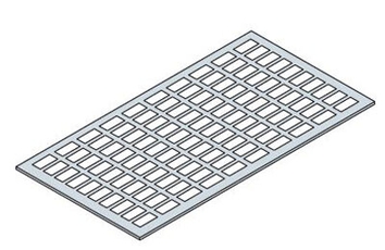 Держатель для этикеток Ш=36мод.(20шт) | AD1800 | ABB