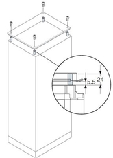 Проставки для вентиляции шкафа (IP20) | AE1015 | ABB
