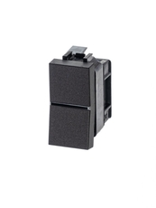 ABB Zenit Антрацит Выключатель 1-клавишный (1 мод) | N2101 AN | 2CLA210100N1801 | ABB