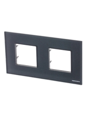 ABB Zenit Стекло Графит Рамка 2-я (2+2 мод) | N2272 CF | 2CLA227200N3801 | ABB