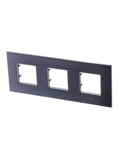 ABB Zenit Сталь Рамка 3-я (2+2+2) мод | N2273 OX | 2CLA227300N4001 | ABB