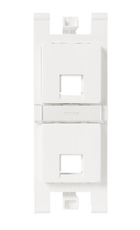 Суппорт для 2-х информационных разъёмов типа Keystone и AT&T | T1018.2 BL | 2CLA101820T1001 | ABB