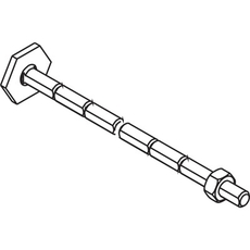 Шток пластиковый KA-8046 включая крепежную гайку | 1SFA616920R8046 | ABB