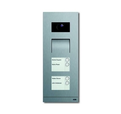 Станция вызывная, видео, четырёхклавишная, цвет сталь | 8300-0-0288 | 2CKA008300A0288 | ABB