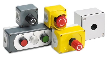 Пост кнопочный CEPY1-2001 с защитным кожухом с кнопкой ГРИБОК 2 НЗ отп.вытягиванием|1SFA619821R2001| ABB