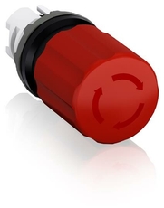 Кнопка MPET3-10R ГРИБОК красная (только корпус) отп. поворачиванием 30мм|1SFA611520R1001| ABB
