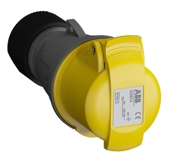 Розетка кабельная Easy&Safe 332EC4,32А,3P+E,IP44,4ч|2CMA102038R1000| ABB