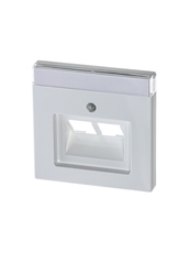 Накладкадля 2-постовой ТВ розетки 0214, 0215, 0217, 0218, с полем для надписи, серия solo/future, белый | 1710-0-1551 | 2CKA001710A1551 | ABB