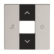 CP-RTC-N2PL Накладка терморегулятора free@home, Zenit, серебряный | CP-RTC-N2PL | 2CLA224060N1302 | ABB