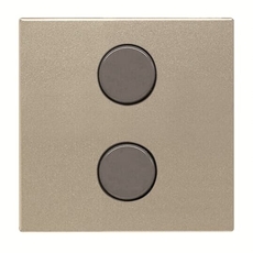 SR-2-N2CV Центральная плата 2-кнопочная free@home, Zenit, шампань | SR-2-N2CV | 2CLA222620N1902 | ABB