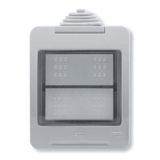 ABB Zenit/Stylo Коробка IP55 для открытой установки на 2модуля | N3291 | 2CLA329100N1101 | ABB