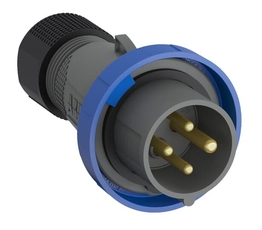 Вилка кабельная Easy&Safe 332EP9W, 32А, 3P+E, IP67, 9ч|2CMA101105R1000| ABB
