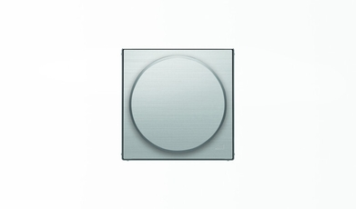 Накладка с поворотной ручкой для механизма поворотного светорегулятора, серия SKY, цвет нержавеющая сталь|2CLA856020A1401| ABB