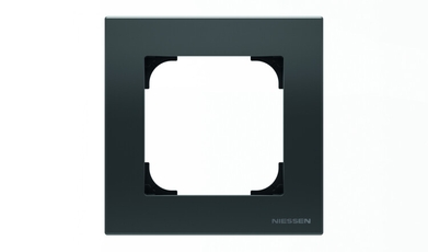 Рамка 1-постовая, серия SKY, цвет чёрный бархат|2CLA857100A1501| ABB