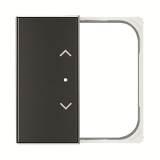 SRB-2-85NS Клавиша двойная free@home, SKY, жалюзи, черный бархат|2CLA852643A1501| ABB