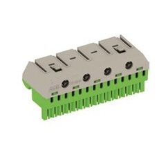 Клеммник самозажимной PE 14x4+4x25мм ZK144G|1SPE007715F9715| ABB