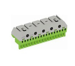 Клеммник самозажимной PE 17x4+5x25мм ZK175G|1SPE007715F9716| ABB